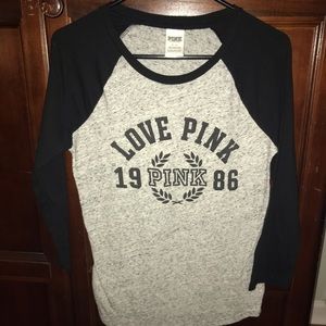 pink victoria secret shirt